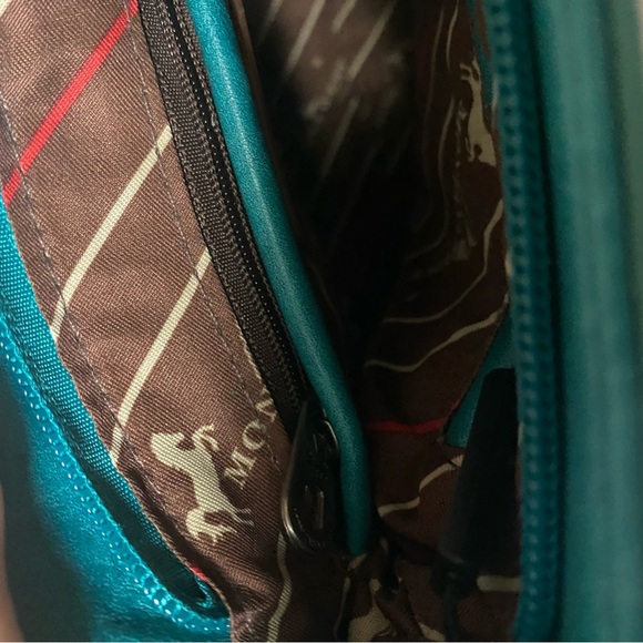 Montana West Turquoise Wrangler Cross Body Bag Concealed Carry Western Fringe - Picture 5 of 11